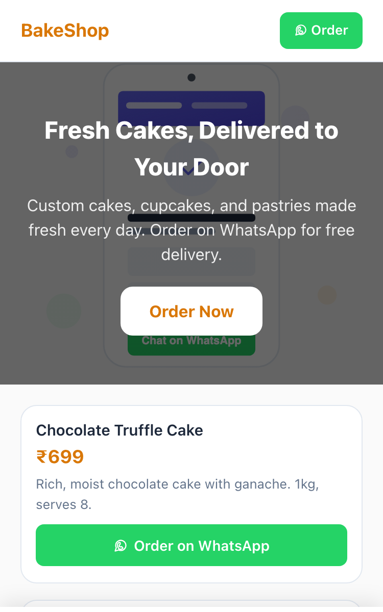 Baker's Bliss website
